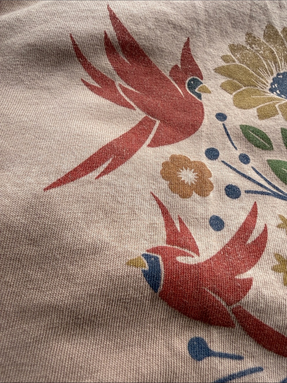 Life Is Good Tan/Burgundy/blue Graphic Long  Tee - Picture 14 of 15